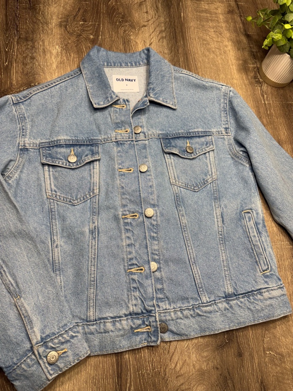 Old Navy Blue Denim Trucker Jacket